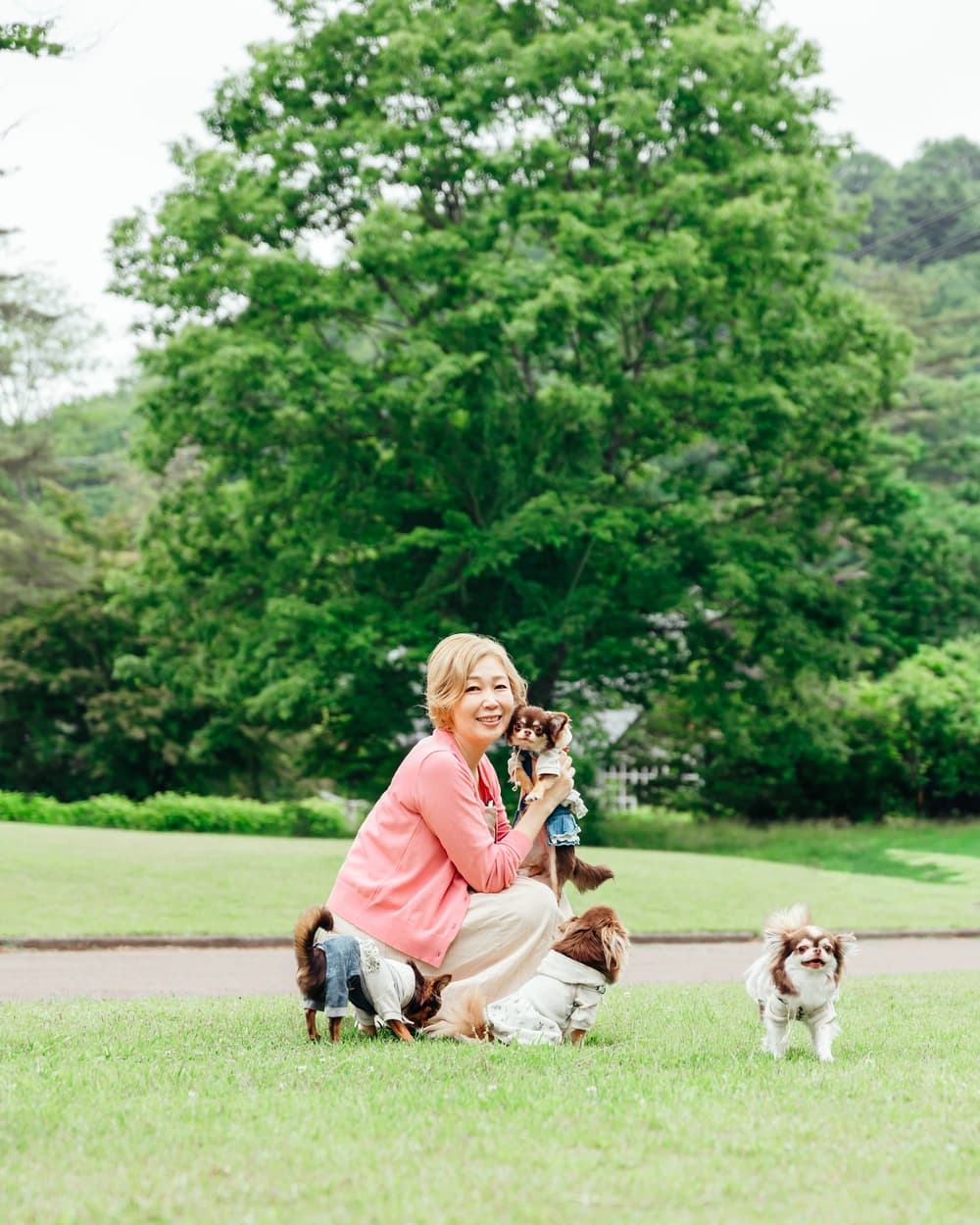 横江 美和と愛犬たち